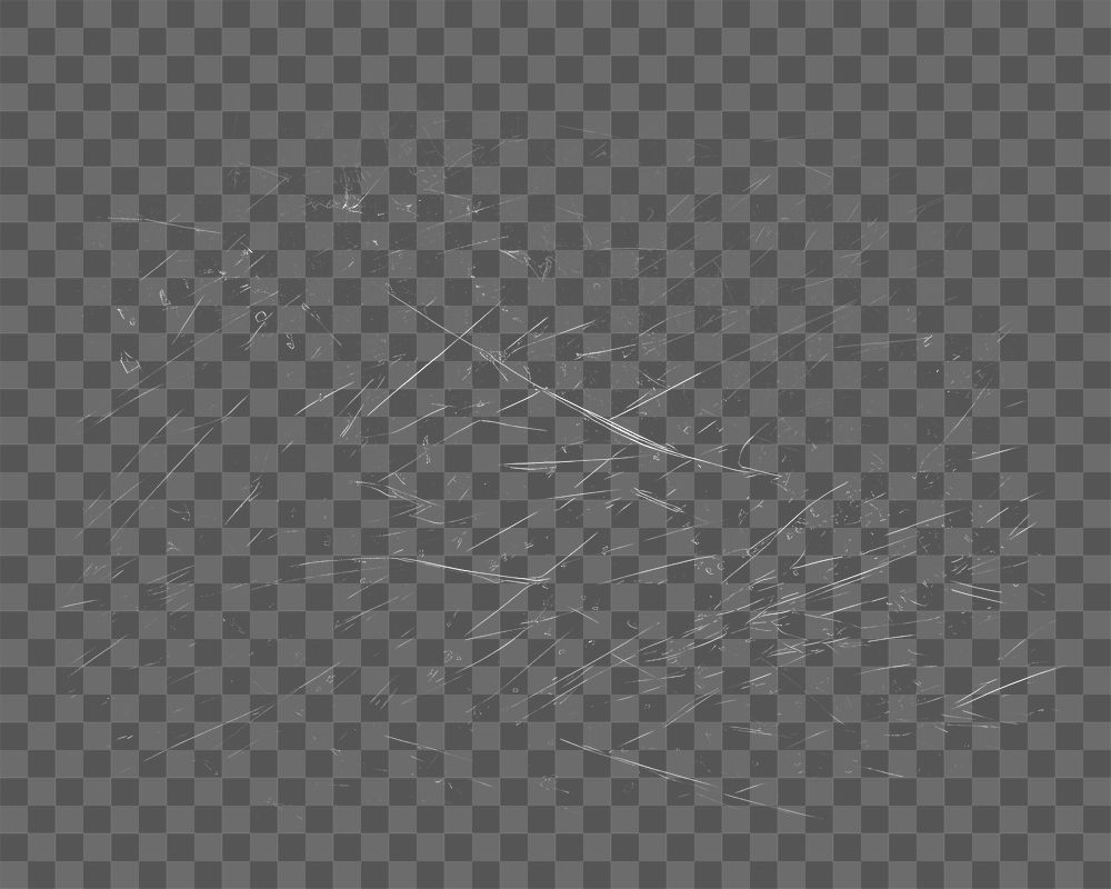 PNG Scratch element effect, transparent background