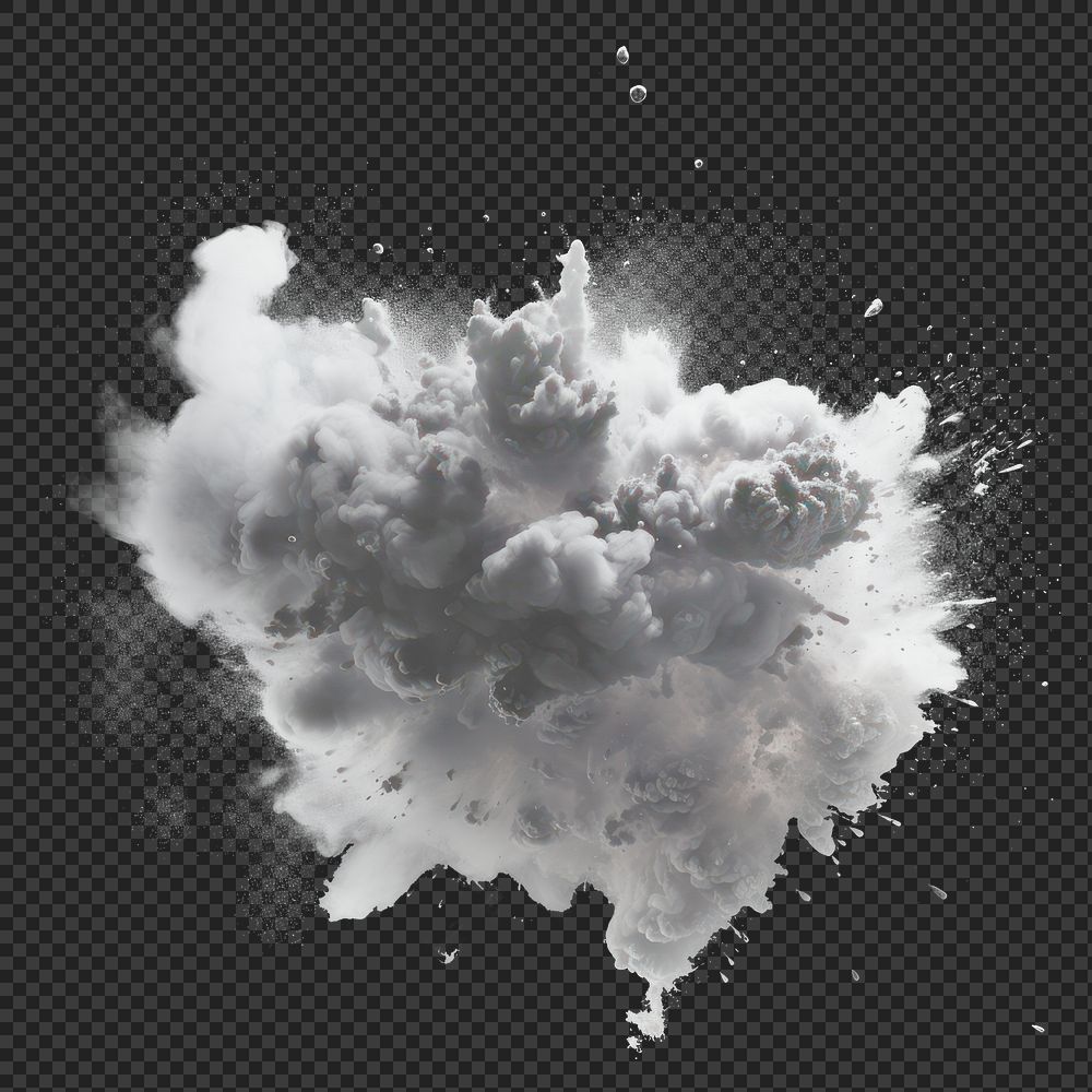 PNG Large explosion exploding abstract cloud