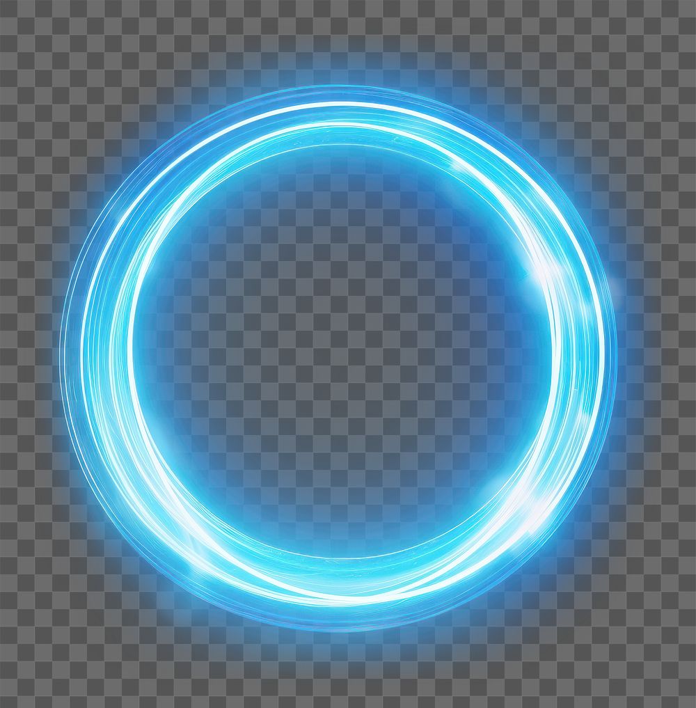 PNG Circle radius light technology blue. .