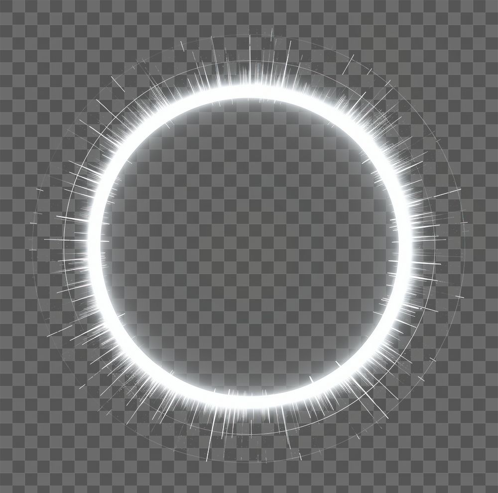 PNG Circle technology astronomy eclipse. AI generated Image by rawpixel.