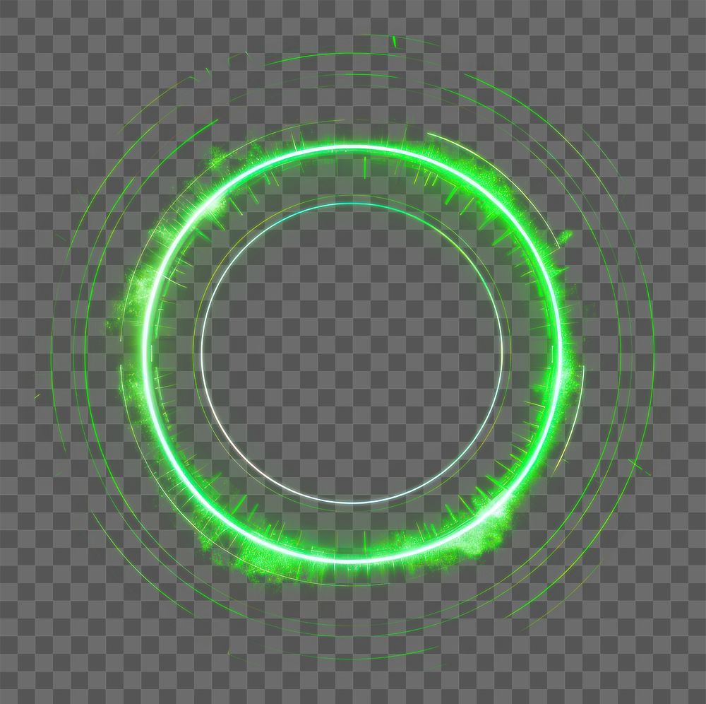 PNG Circle light backgrounds technology green. AI generated Image by rawpixel.
