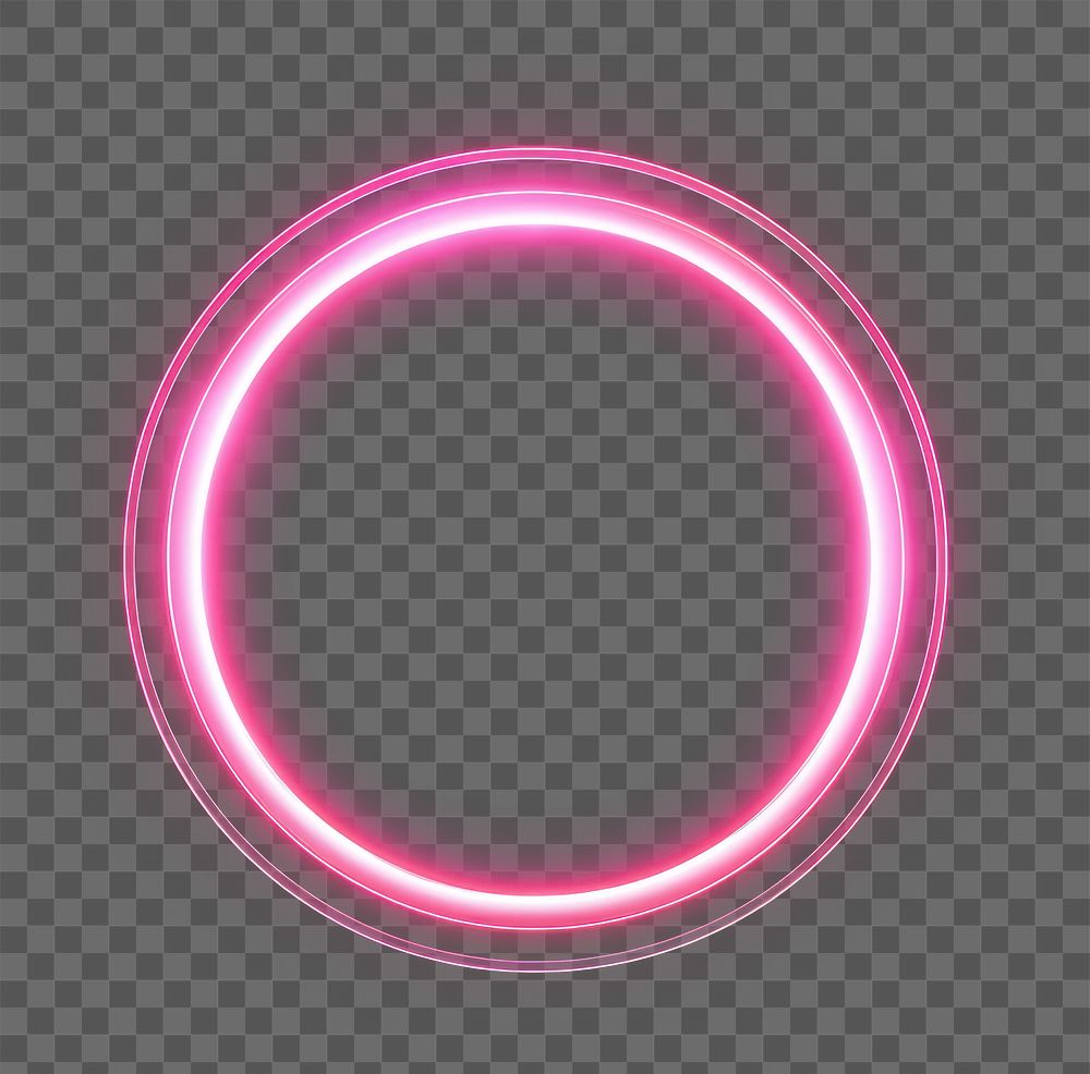 PNG Circle shape light technology pink. 
