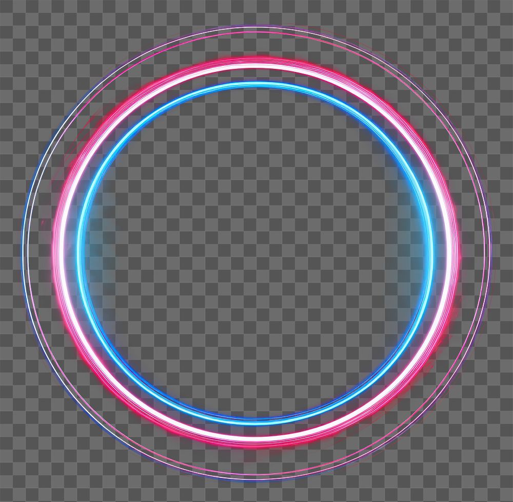 PNG Circle shape light technology neon. AI generated Image by rawpixel.