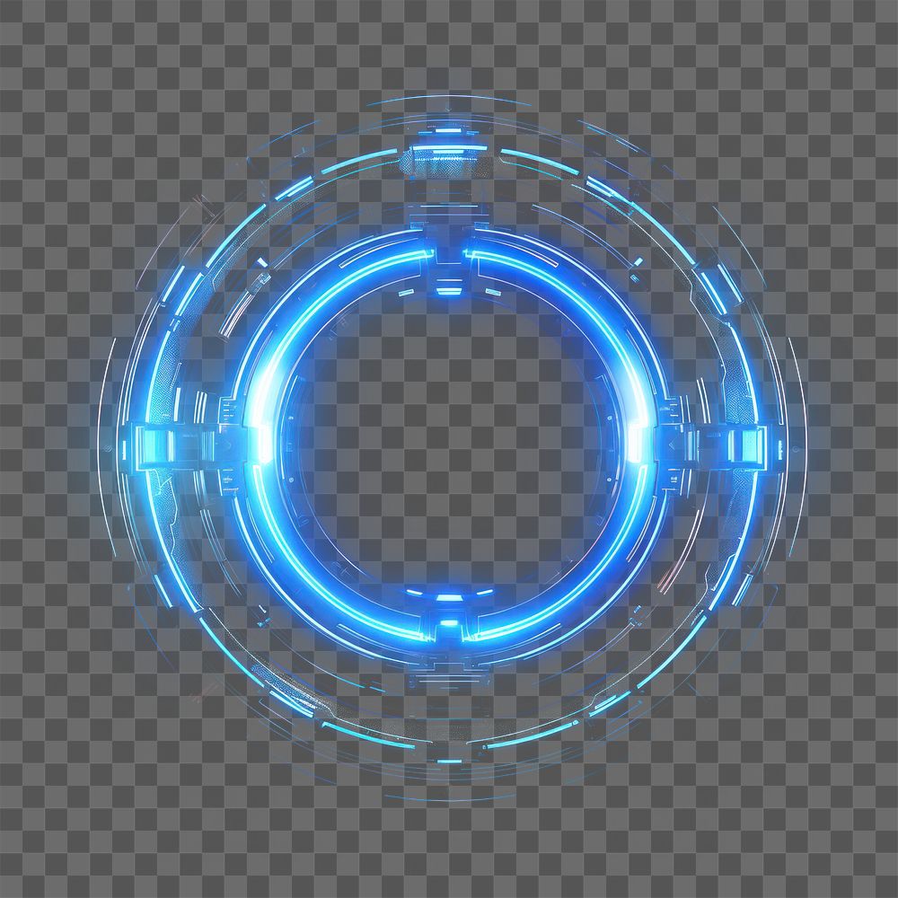 PNG Futuristic portal hologram light technology futuristic. AI generated Image by rawpixel.
