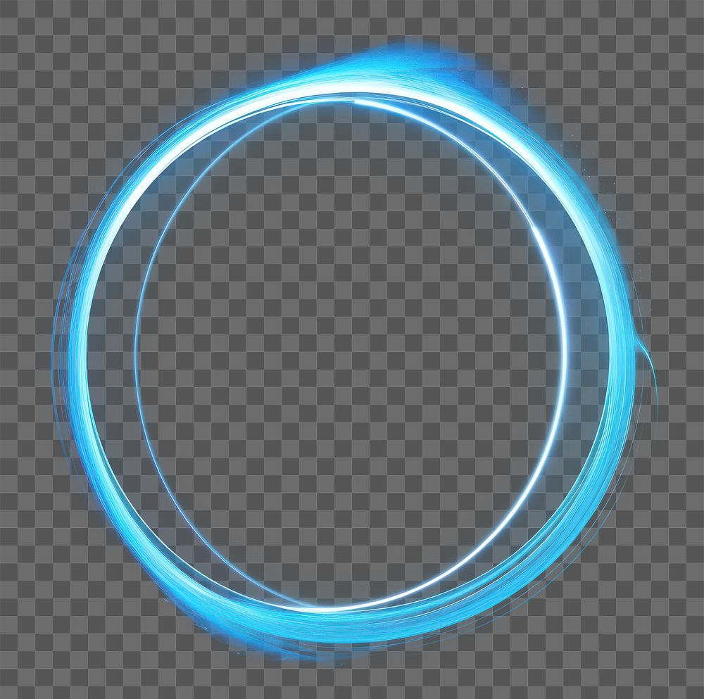 PNG Circle abstract shape light technology black. AI generated Image by rawpixel.