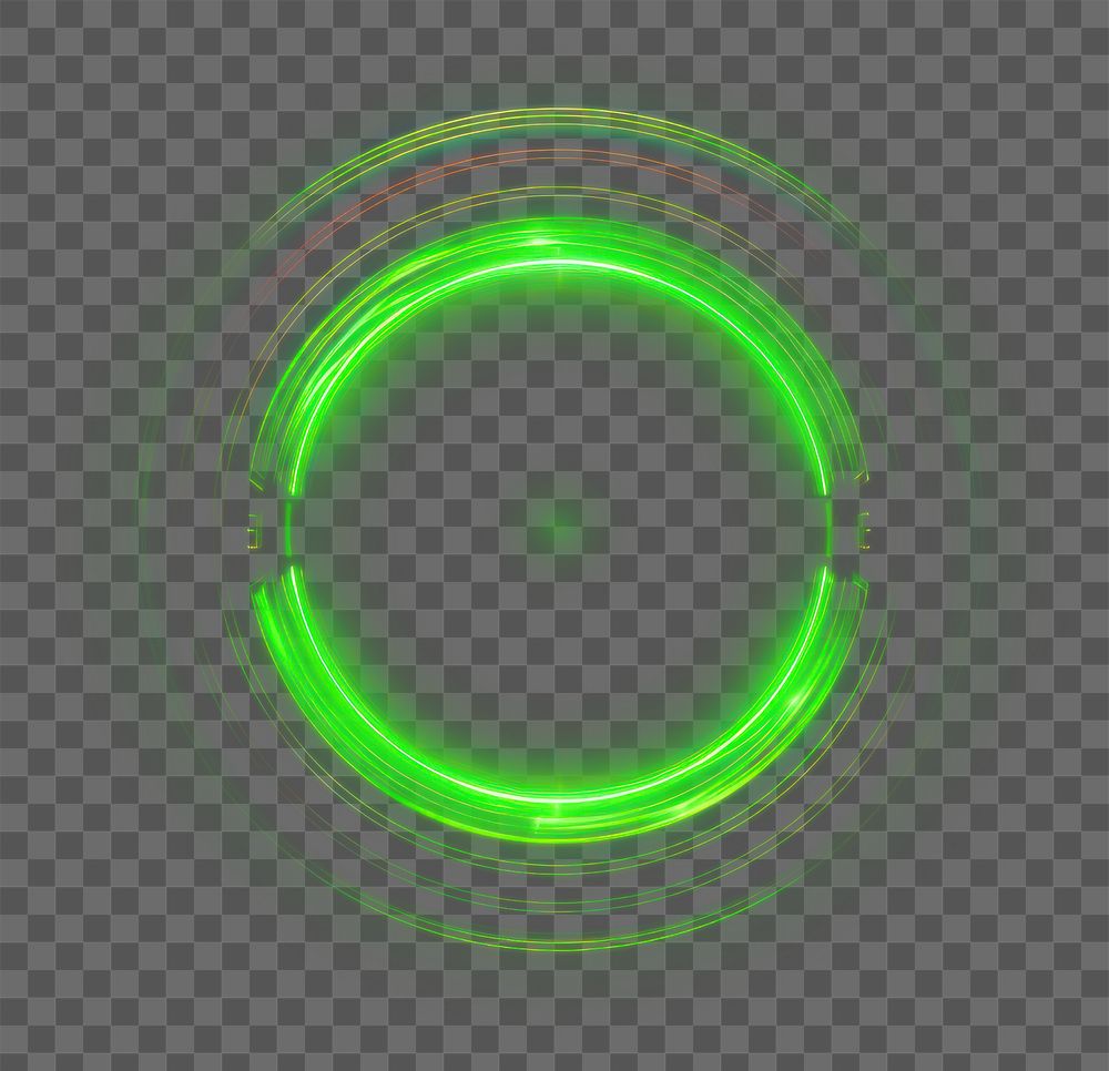 PNG Circle abstract shape light green technology. AI generated Image by rawpixel.
