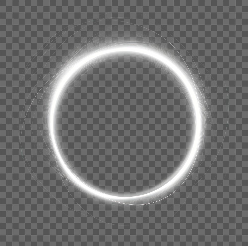 PNG Circle abstract shape technology astronomy eclipse. 