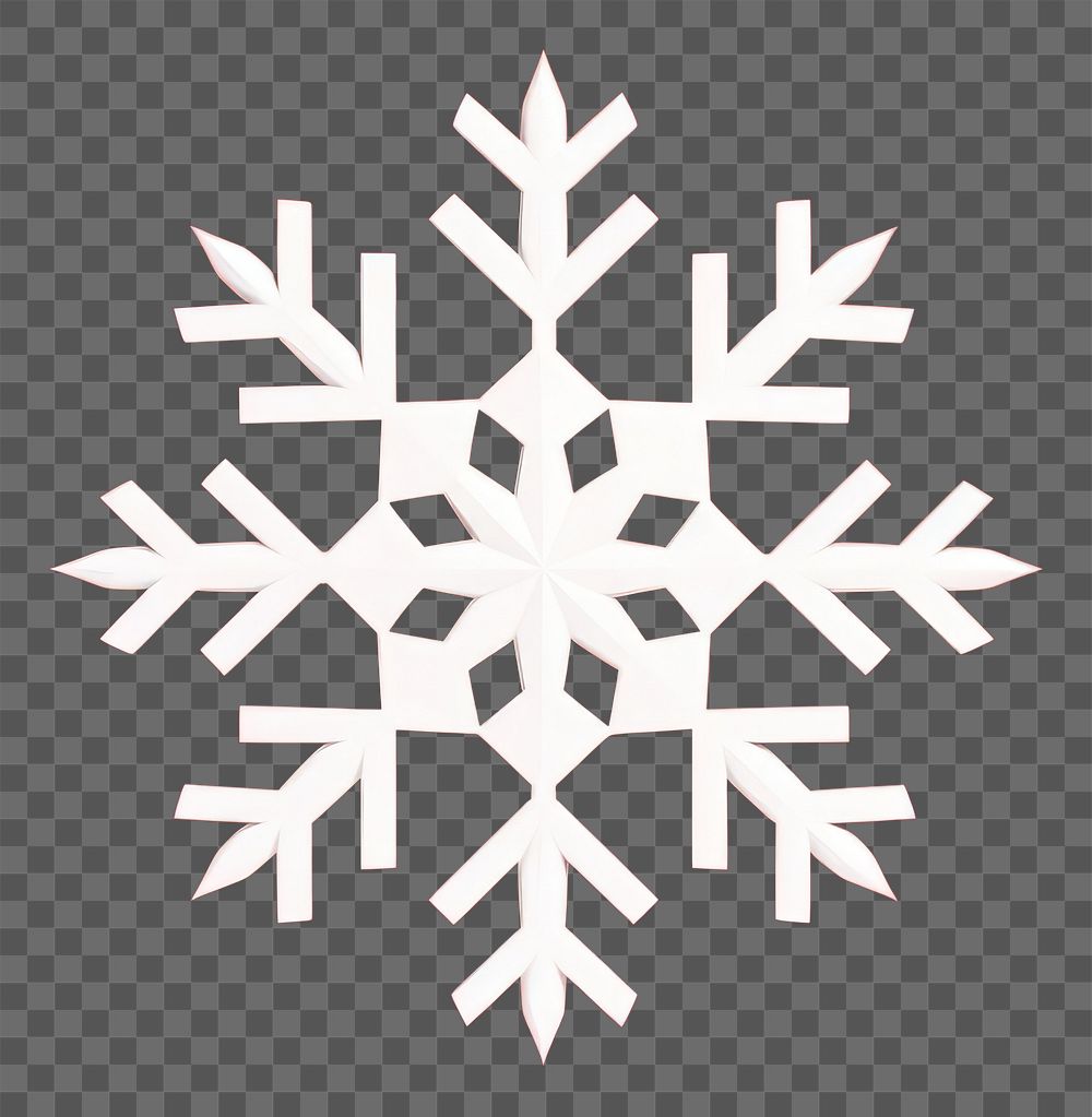 PNG Snow flake snowflake symbol celebration. AI generated Image by rawpixel.