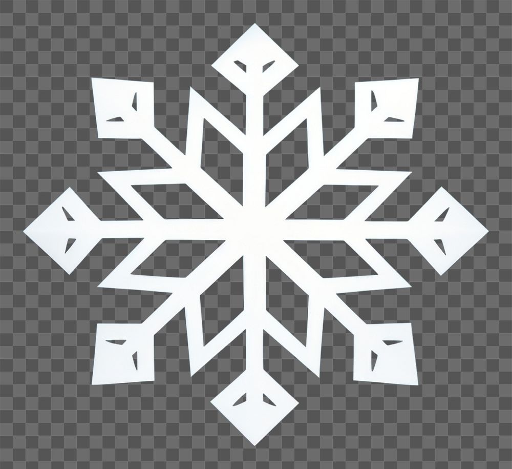 PNG Snow flake snowflake symbol celebration. AI generated Image by rawpixel.