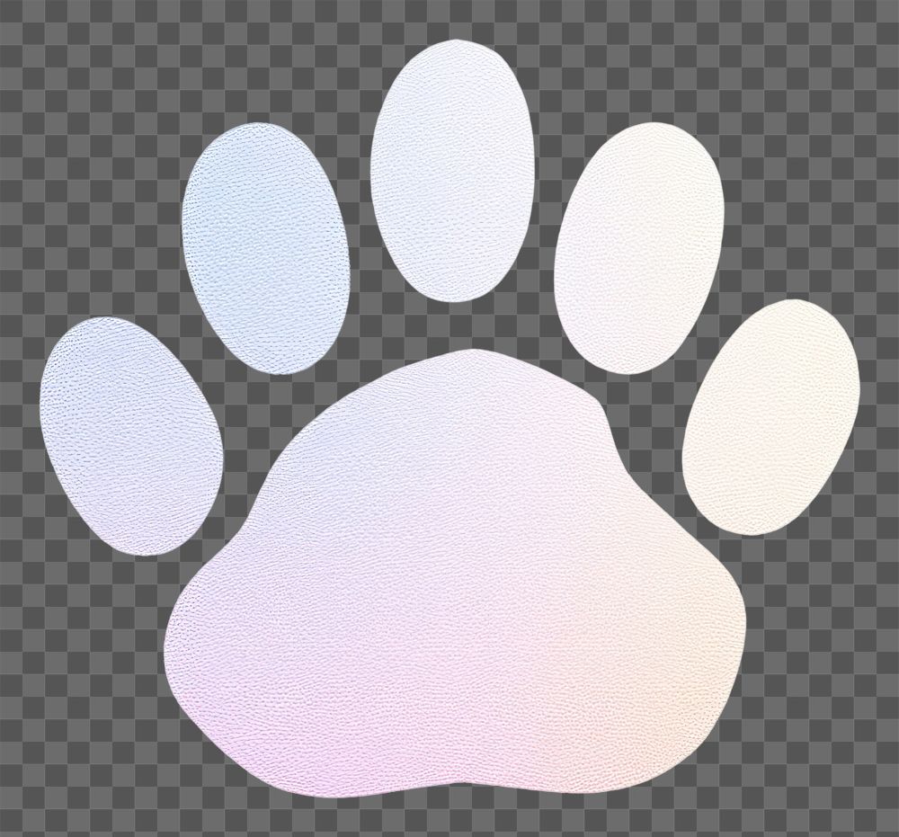 PNG Dog footprints icon carnivora abstract pattern. AI generated Image by rawpixel.