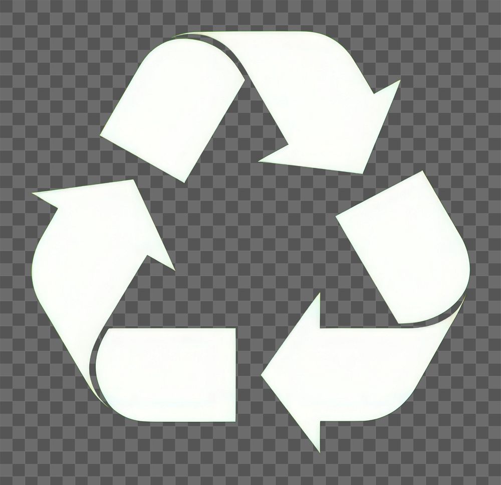 PNG  Recycle recycling circle symbol. AI generated Image by rawpixel.