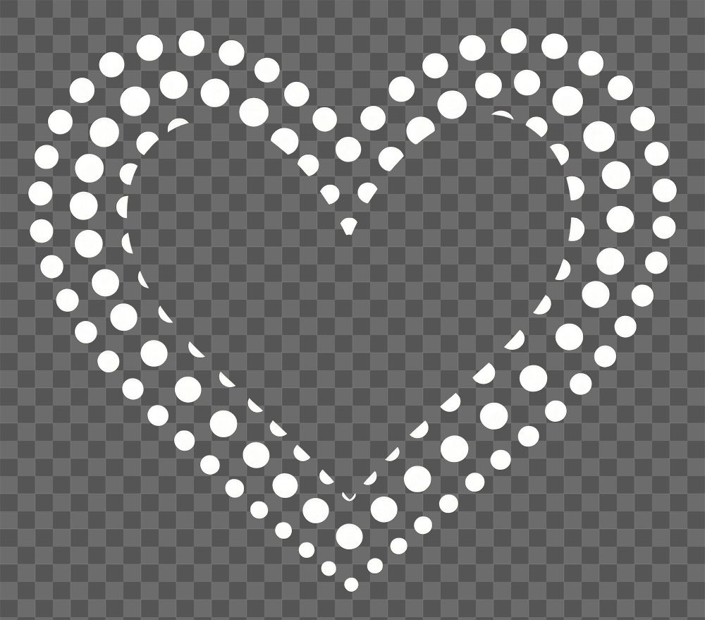 PNG Heart shape black white. AI generated Image by rawpixel.