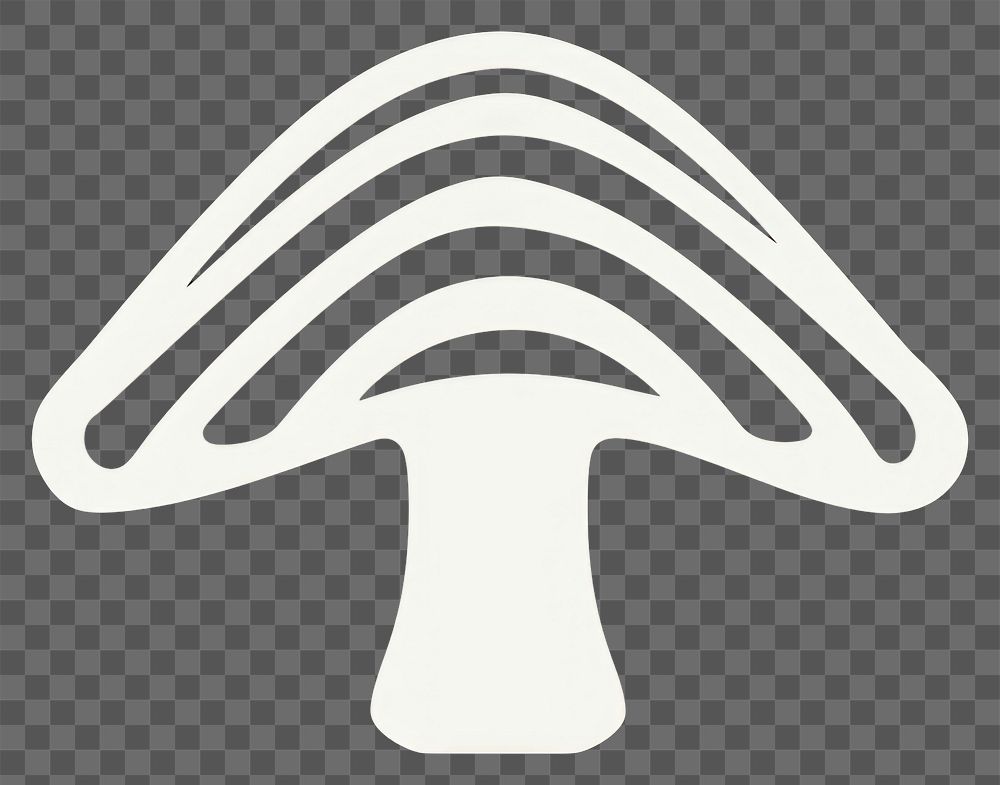 PNG Mushroom technology pattern symbol. AI generated Image by rawpixel.