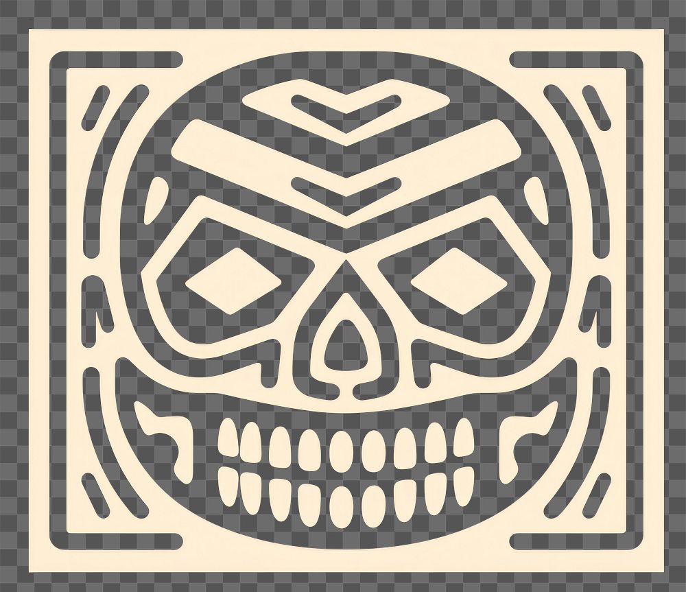 PNG Skull logo creativity scoreboard. AI generated Image by rawpixel.