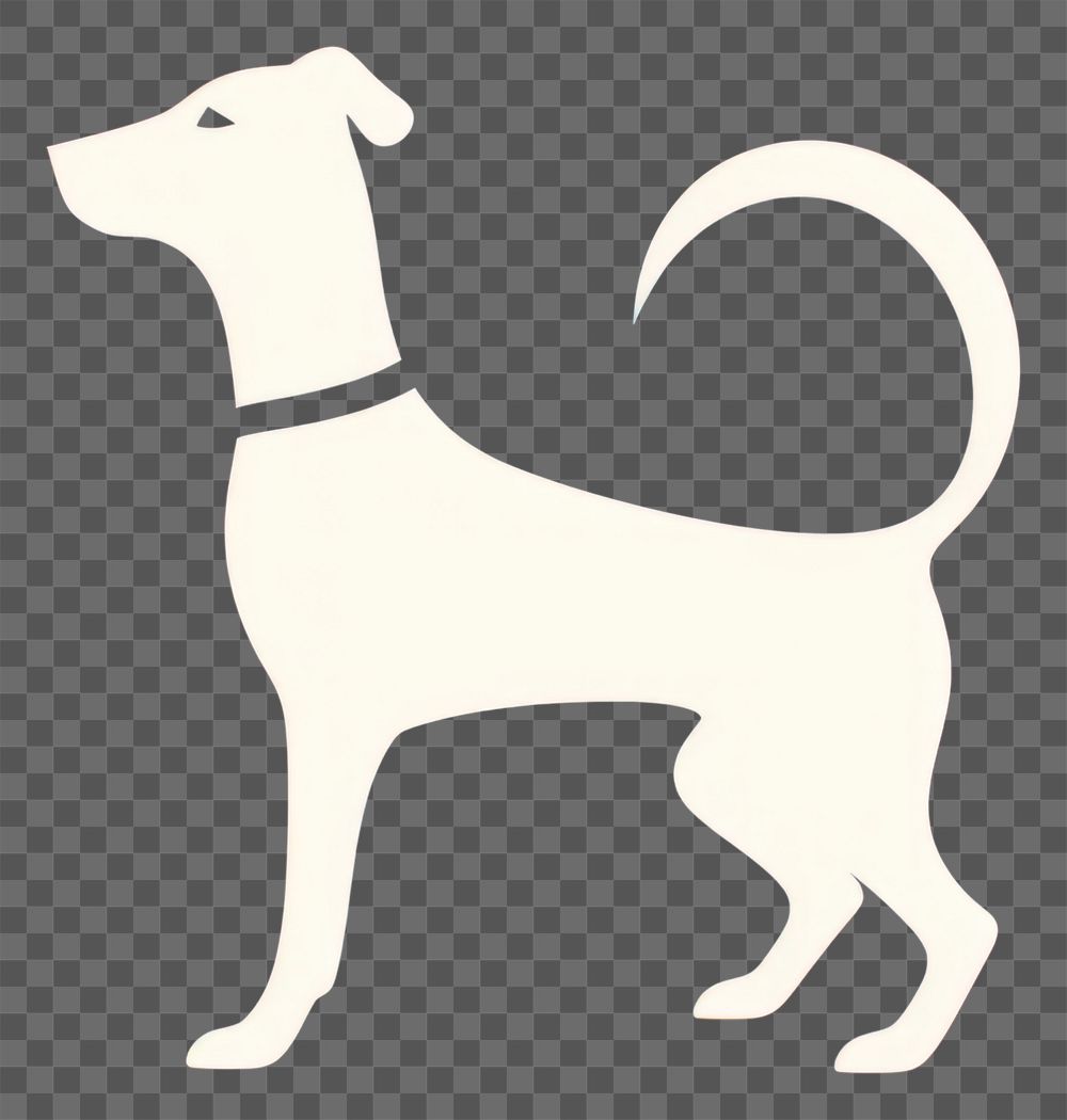 PNG Dog in heart animal mammal logo. AI generated Image by rawpixel.