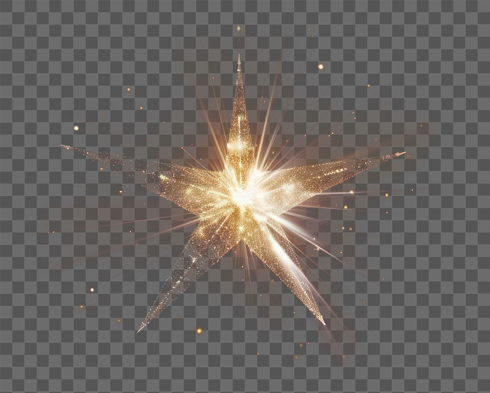 PNG Realistic sparkling star light backgrounds fireworks