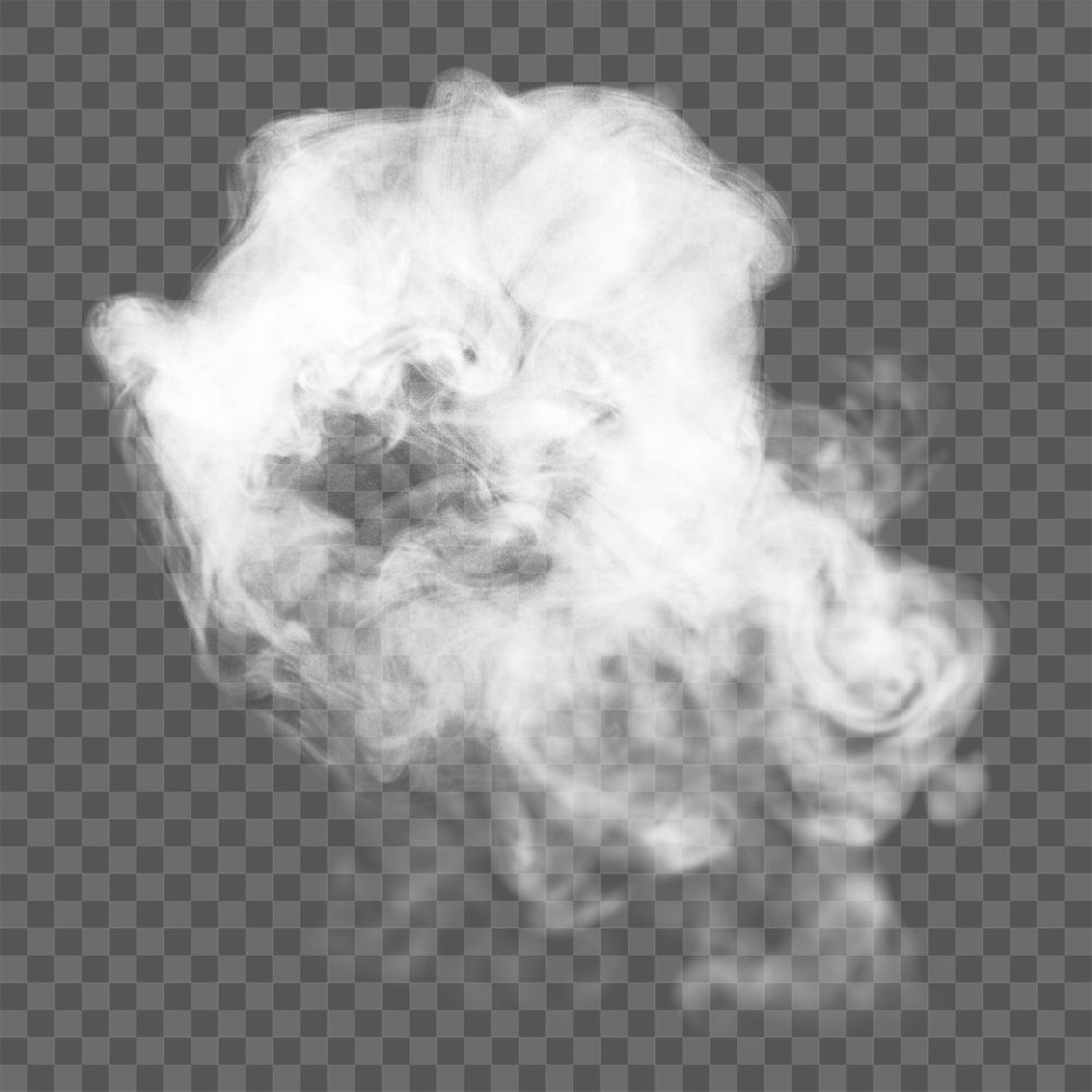 White smoke png background, transparent design 