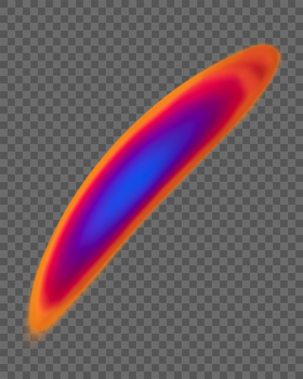 Led light effect png in color gradient element