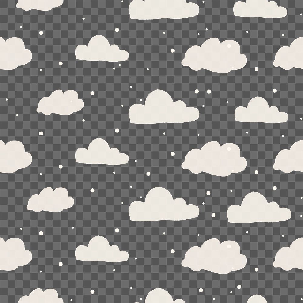 Cloud png weather pattern, transparent background