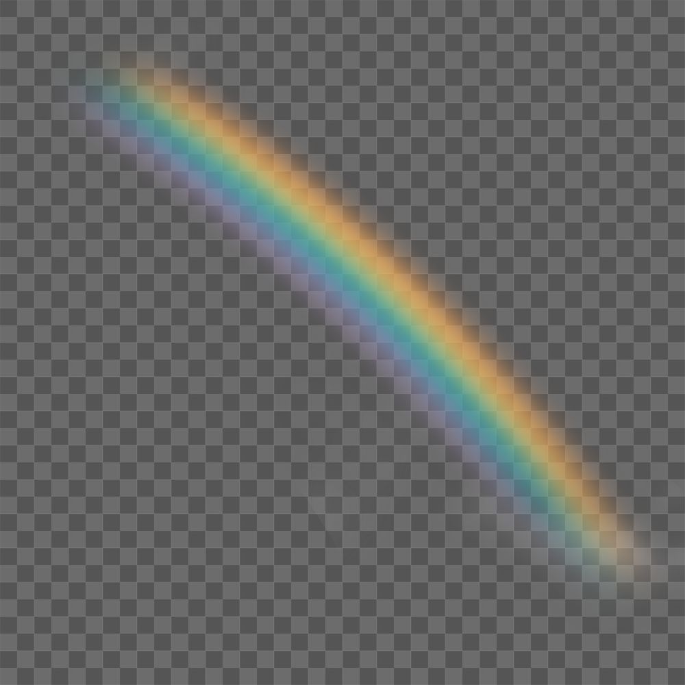 Rainbow png sticker, sky design transparent background