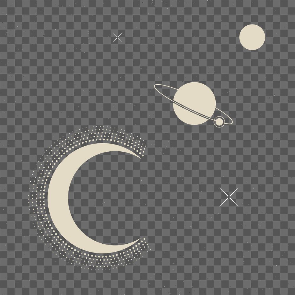 Celestial sun png background, beige aesthetic space illustration transparent design
