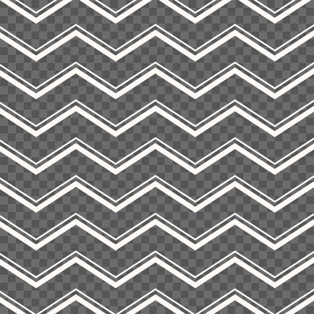 Zigzag pattern png transparent background, brown chevron, simple design