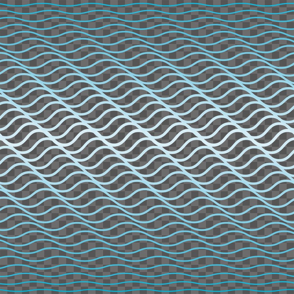 Seamless wave png pattern background