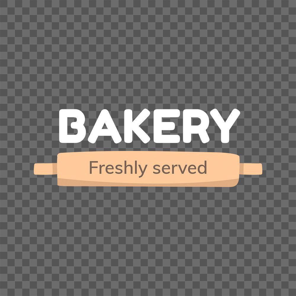 Bakery freshly served, logo png transparent background