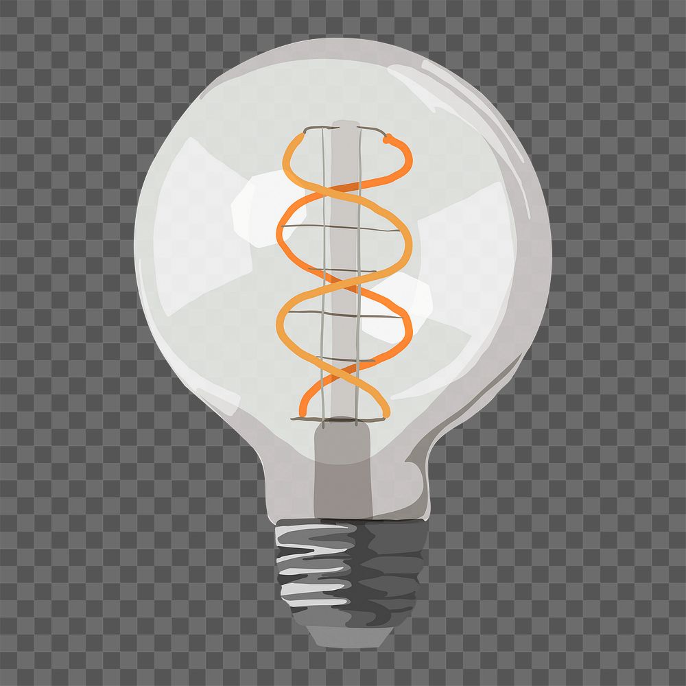 Light bulb png sticker, business creative illustration