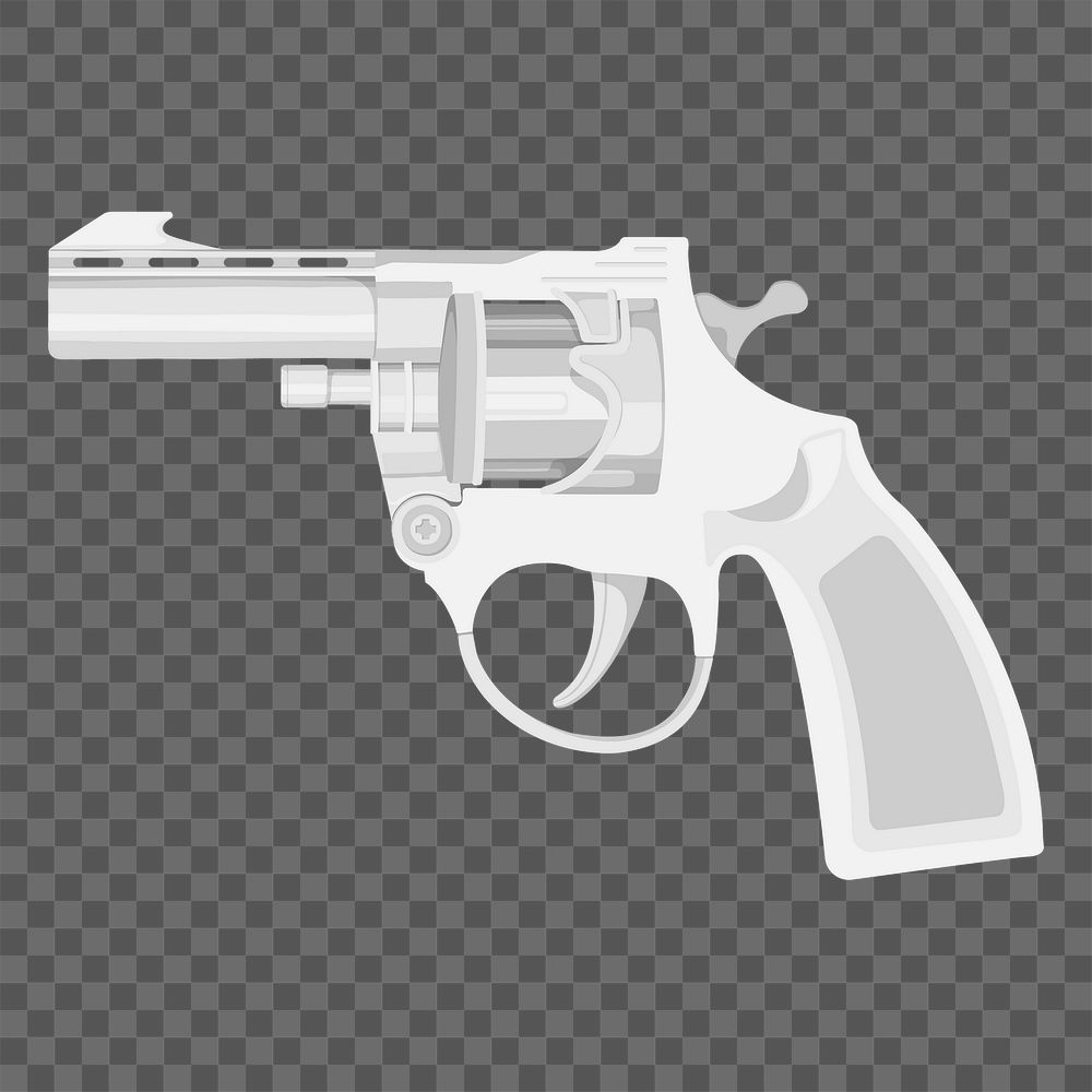 Gun png sticker, transparent background 