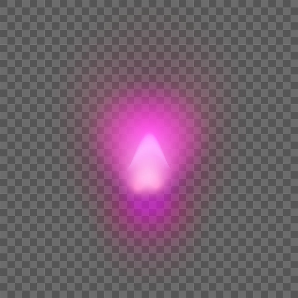 Png pink glowing light element, transparent background.