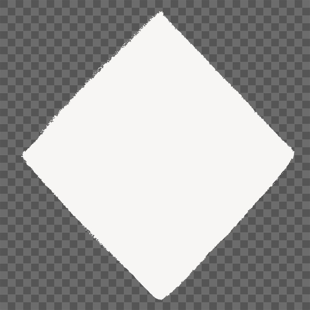 PNG rhombus badge sticker, transparent background