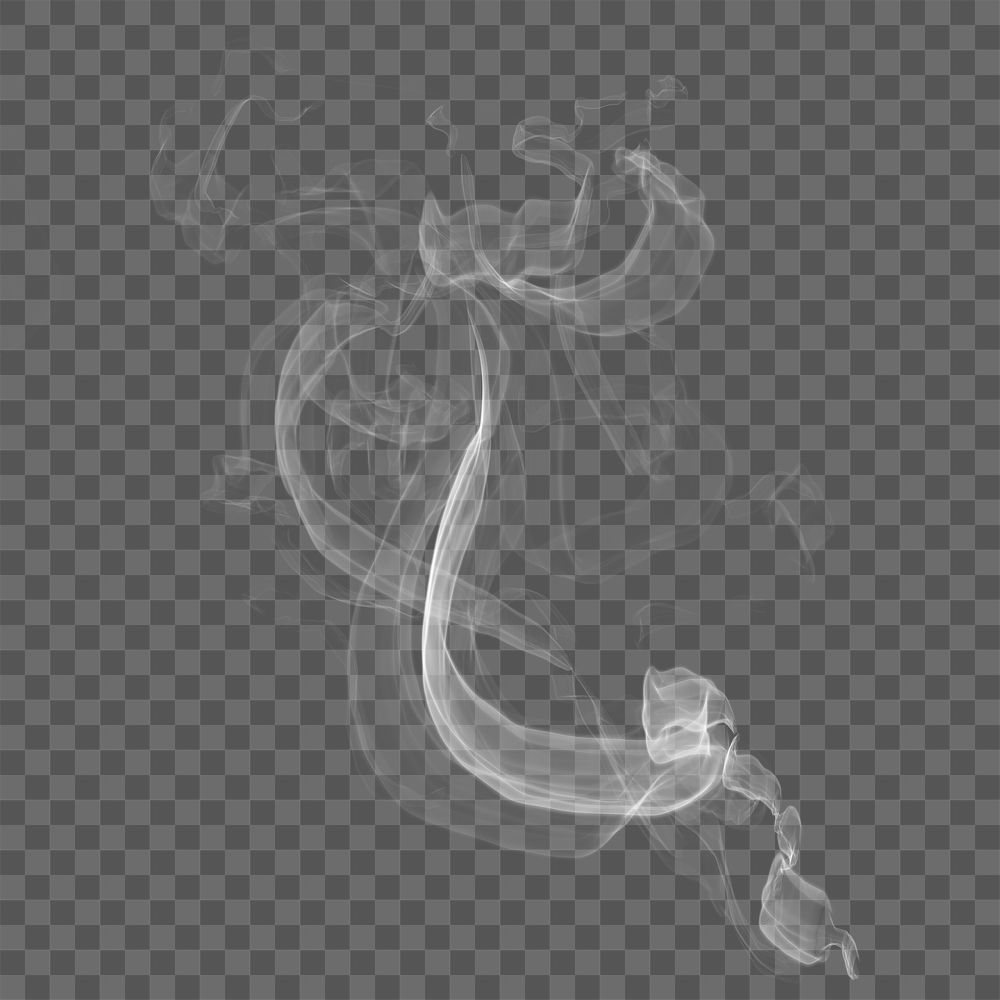 Png realistic smoke design element