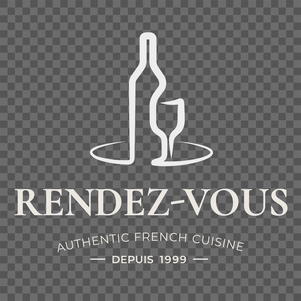 Restaurant logo PNG design, elegant style