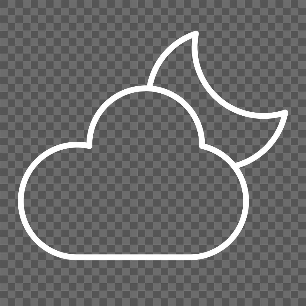 Illustration of weather forecast icon