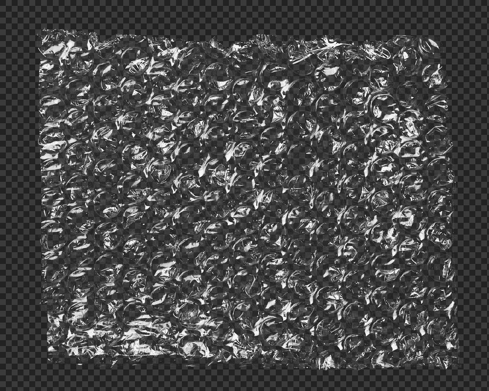 Bubble wrap png, diary sticker design, isolated object, transparent background