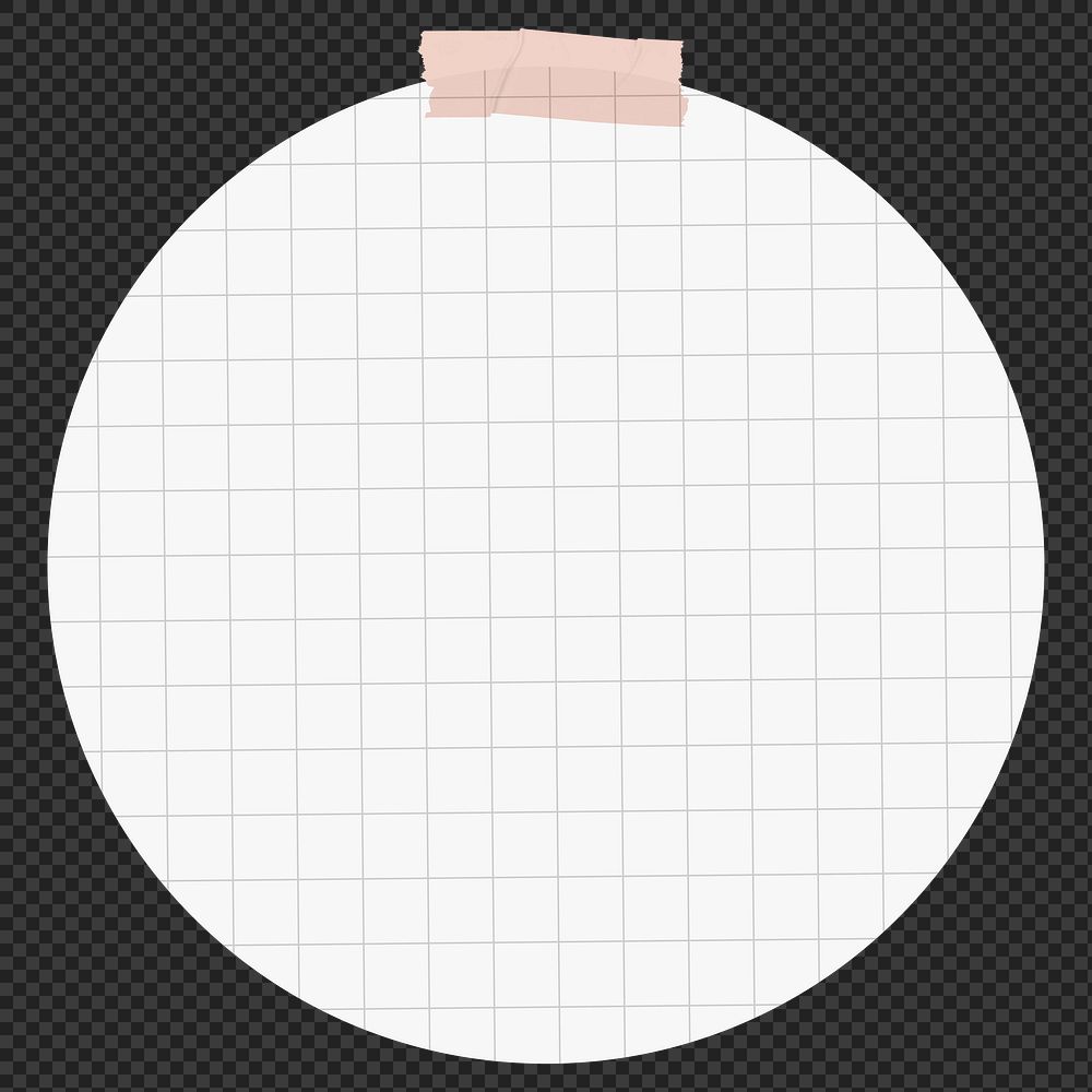 Goodnotes stickers png grid circle sticker element