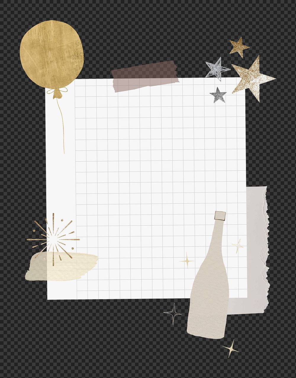 Goodnotes stickers png decorate with cute sticker