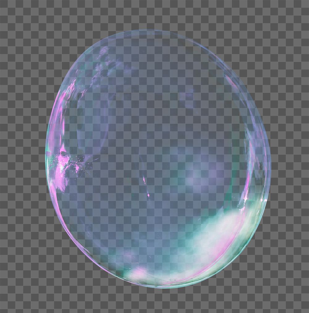 Soap bubble design element 