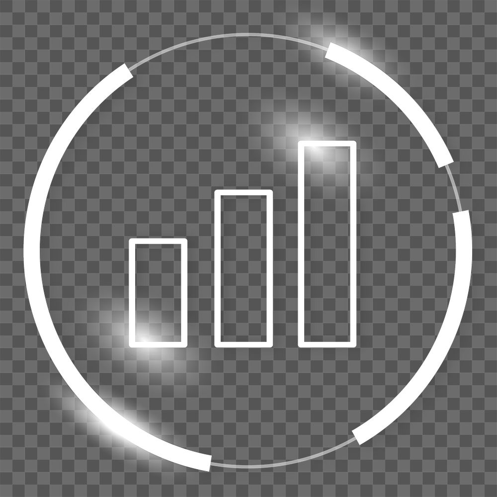Bar chart icon png analytics symbol