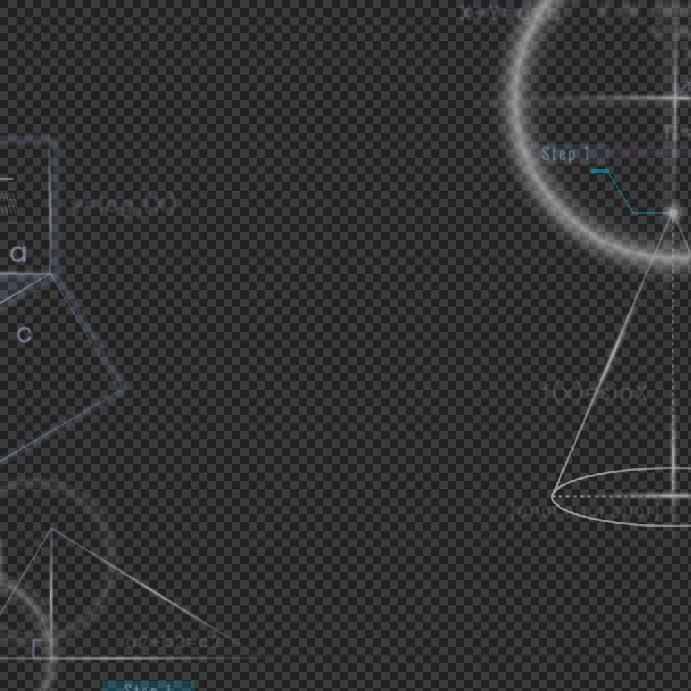 Mathematics png frame, education background with modern technology concept