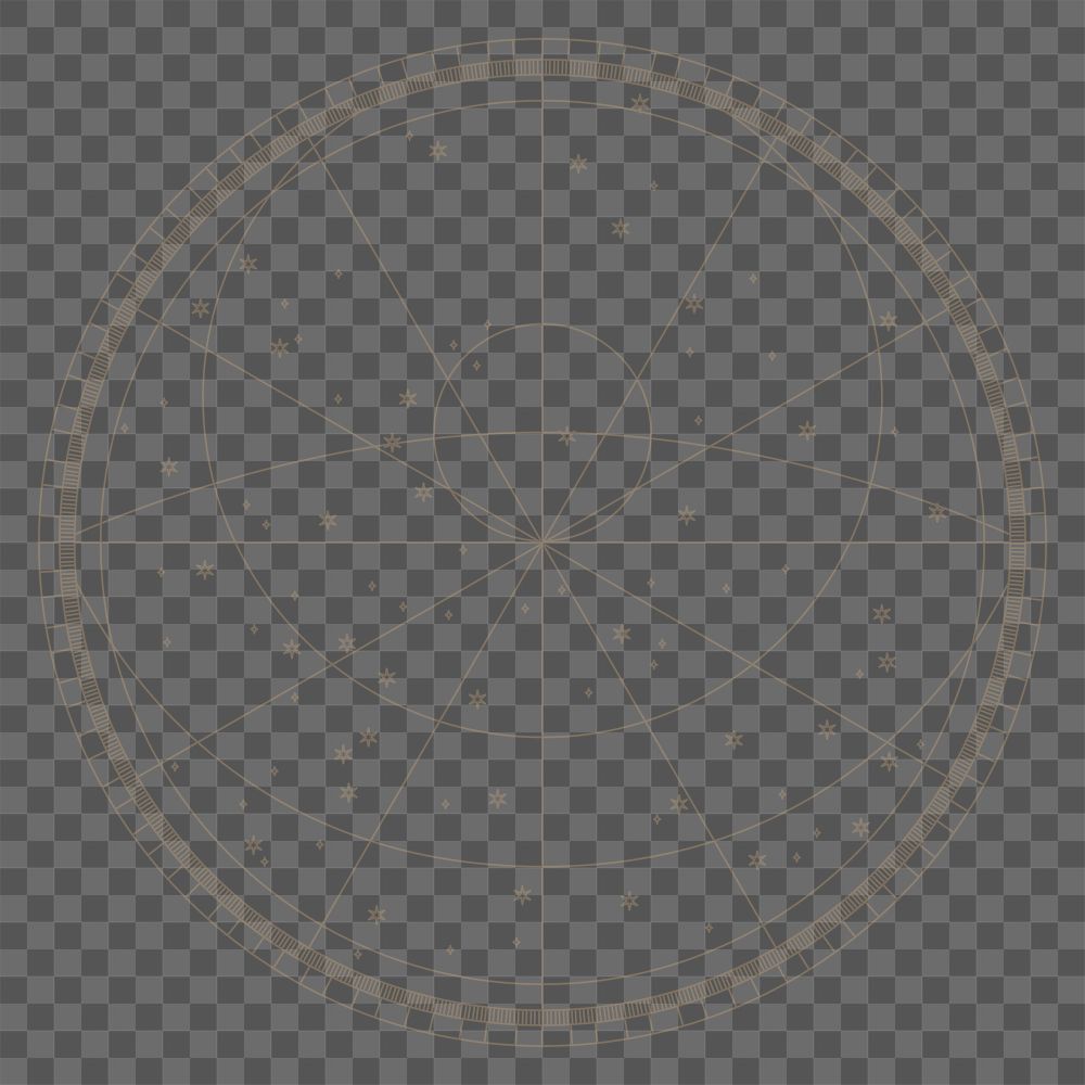 Circle png sticker on transparent background