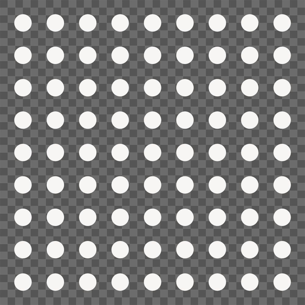 Dotted square png clipart, patterned geometric shape on transparent background