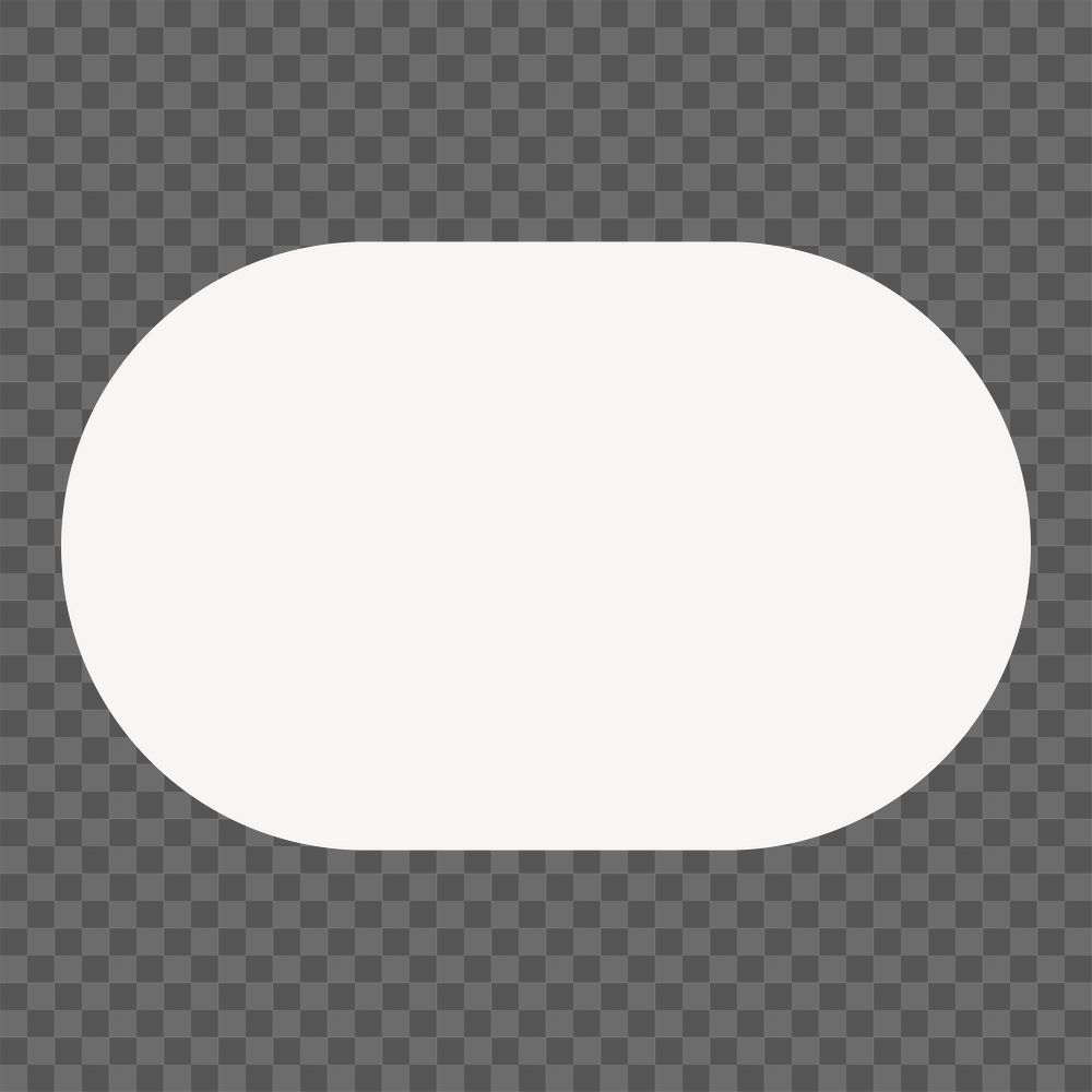White minus png shape sticker, maths symbol on transparent background