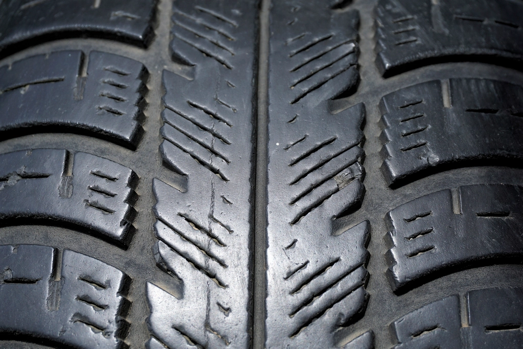 Close-up image of used Tyre Tread #Tyre #tread