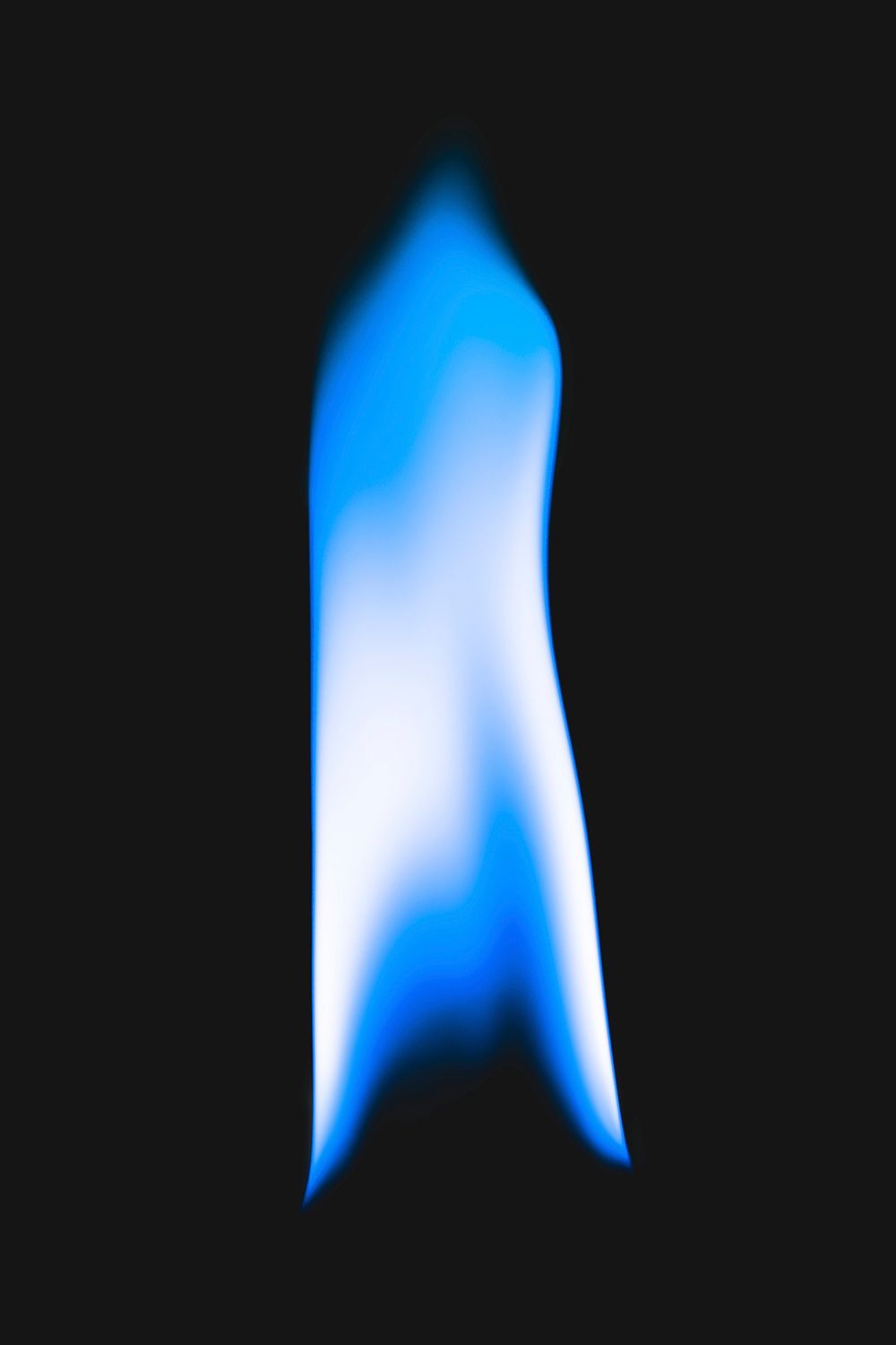 Lighter Blue Flame Element, Realistic 