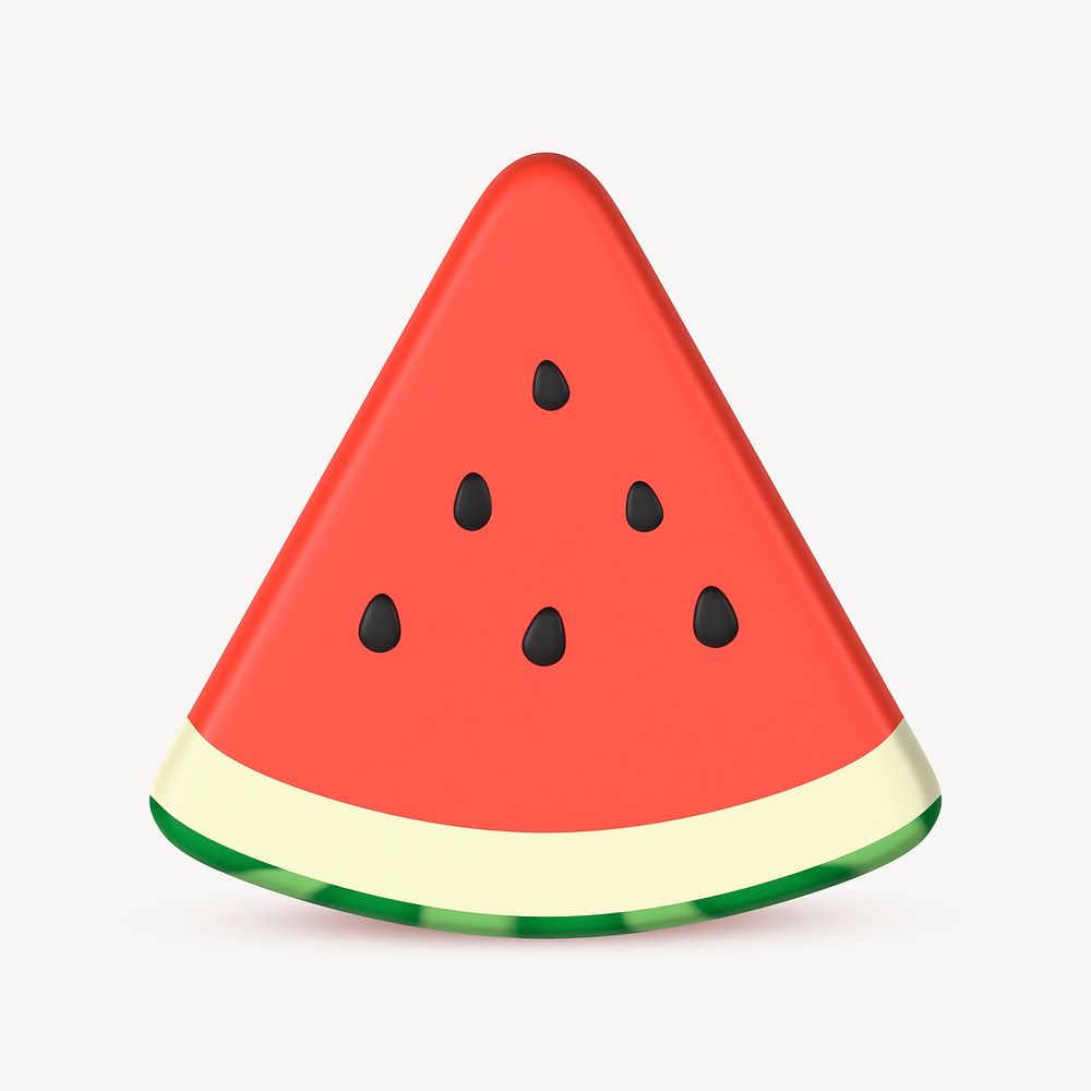 Cartoon watermelon clipart, design Premium Photo rawpixel
