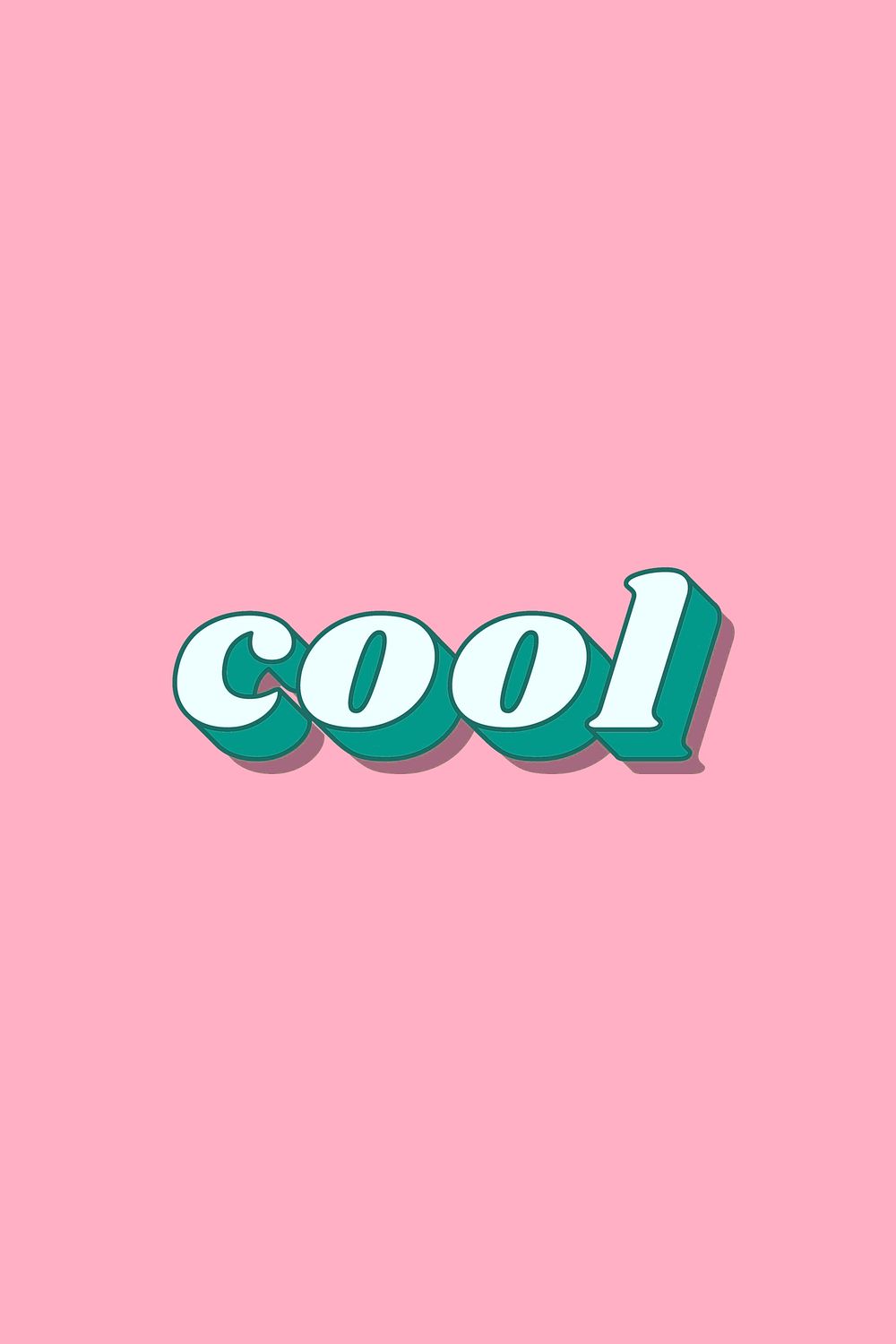 Cool text retro pastel shadow | Free Photo - rawpixel