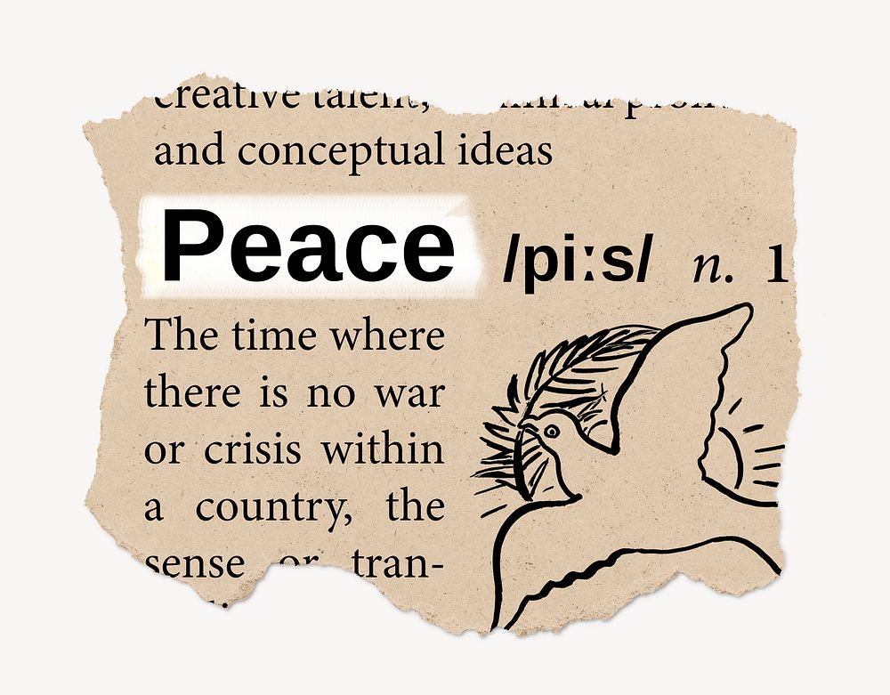 peace-definition-vintage-ripped-dictionary-free-photo-rawpixel