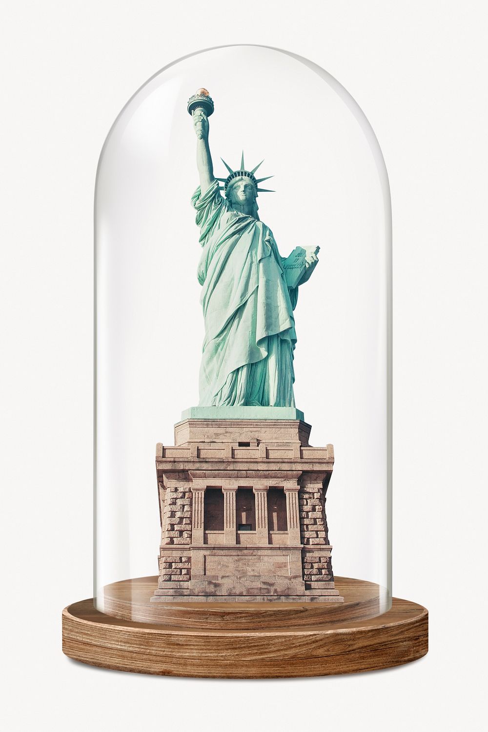 Statue Of Liberty In Glass 